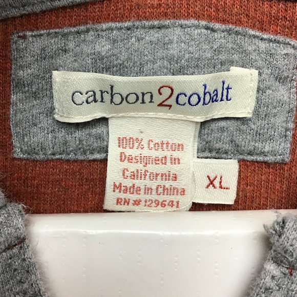 Carbon2Cobalt mens long sleeve button hoodie XL - Picture 4 of 9